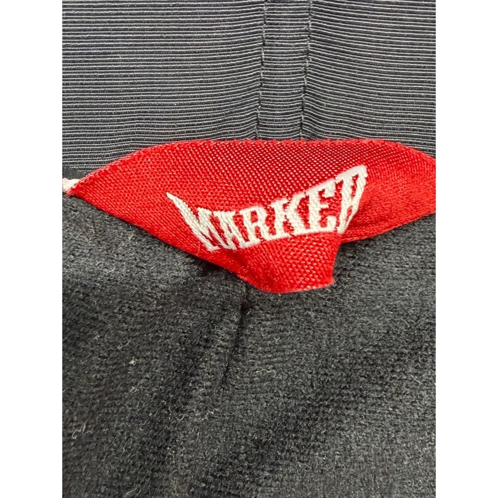 Marker Mens Black Ski Pants Full Side Zip Winter Snow Trousers Size Medium